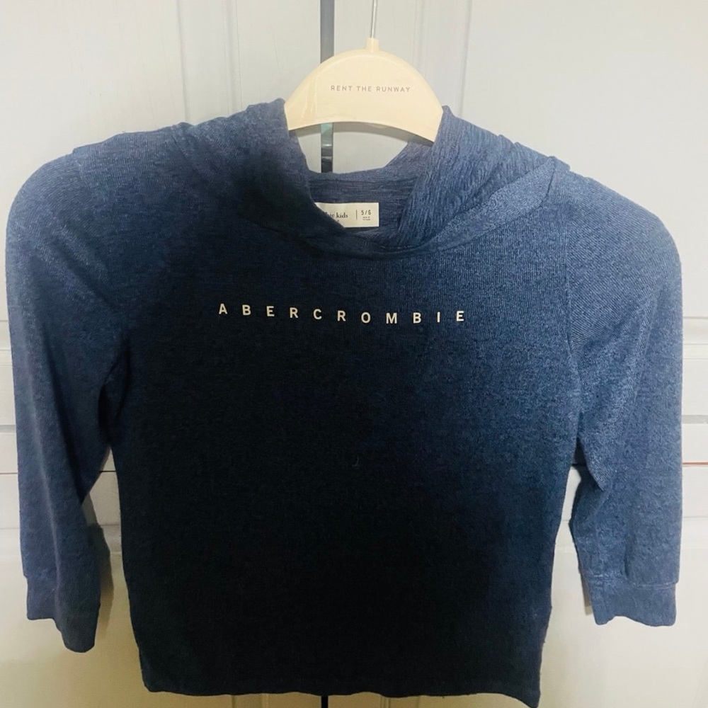 Abercrombie Kids Navy Soft Sweatshirt Sz 5/6